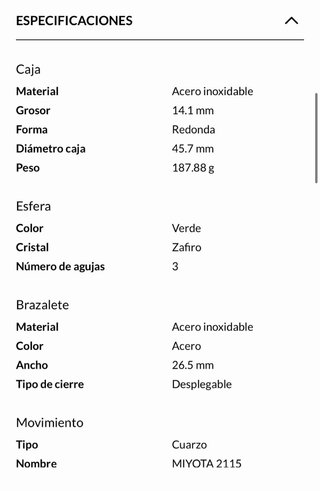 Reloj Festina  Cuarzo (Se Aceptan cambios)