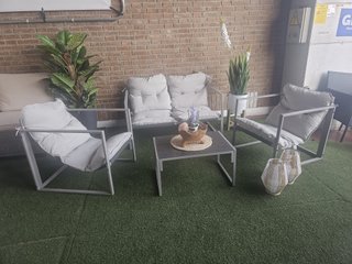 Conjunto de Terraza de 4 Plazas + Mesa Centro