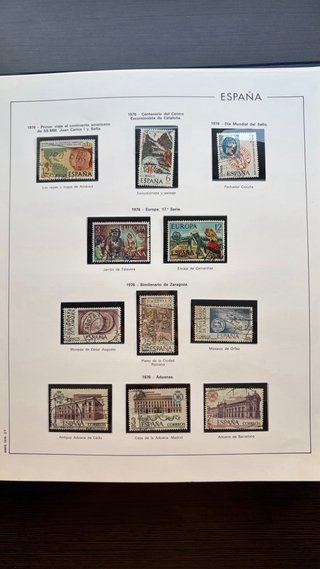 Colección Sellos España Álbum 1975-1986