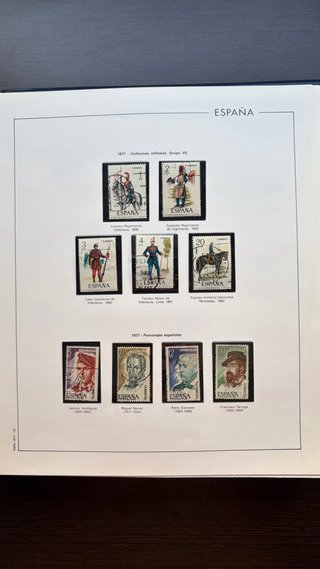 Colección Sellos España Álbum 1975-1986