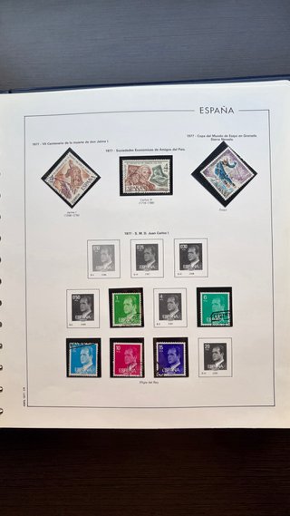 Colección Sellos España Álbum 1975-1986