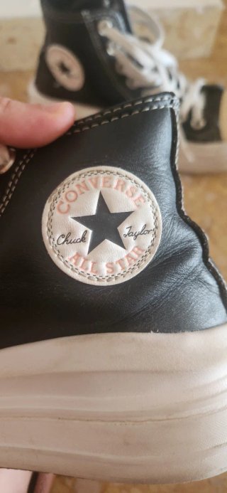 Botas Converse negras polipiel