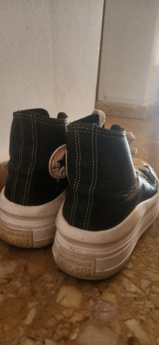 Botas Converse negras polipiel