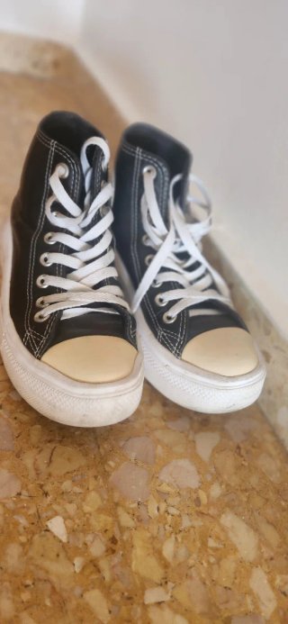 Botas Converse negras polipiel