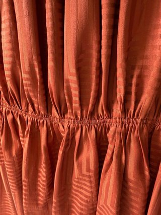 Vestido Mango Talla M Naranja