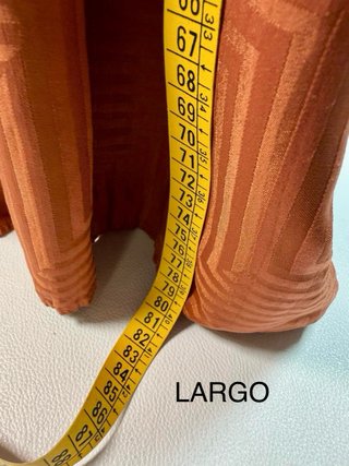 Vestido Mango Talla M Naranja
