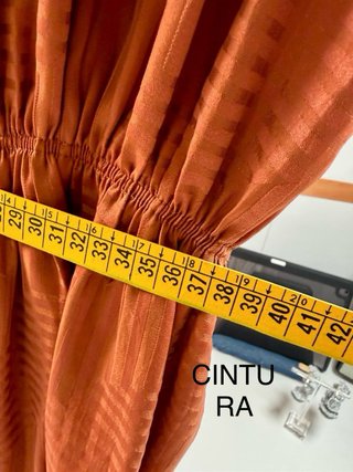 Vestido Mango Talla M Naranja