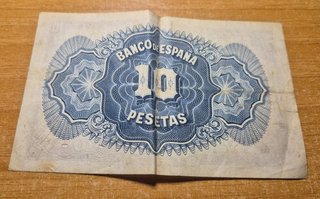 2 Banconote 10 Peseta 1935 Banco de España