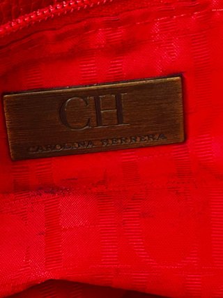 Bolso Carolina Herrera Tote Rojo CH