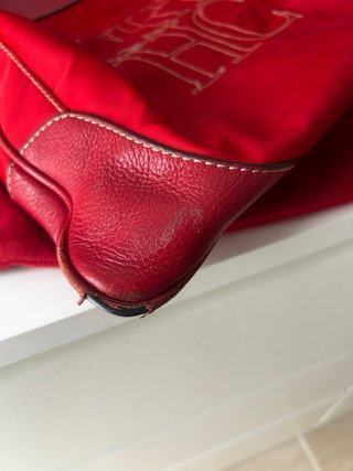Bolso Carolina Herrera Tote Rojo CH