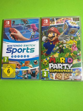 Nintendo Switch Sports y Mario Party Superstars