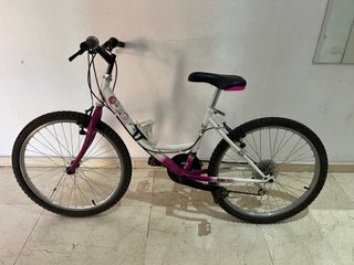 Bicicleta MTB Infantil 24 Blanca y Morada
