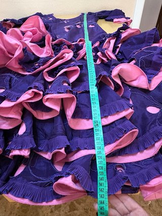Vestido Flamenca Hecho a Mano Talla 44-46