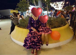Vestido Flamenca Hecho a Mano Talla 44-46