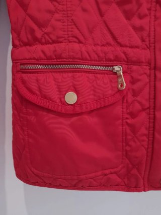 Cazadora acolchada Massimo Dutti Roja Talla S