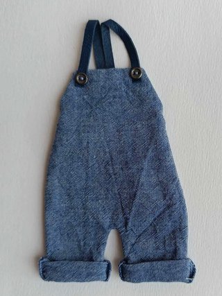 Salopette jeans per bambola Blythe 1/6