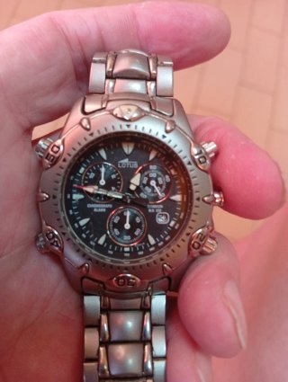 Reloj Lotus Titanium Chronograph Alarm 9704-N