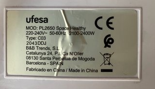 Centro de planchado UFESA 2400W