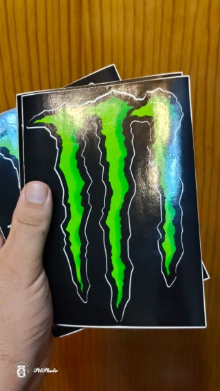 X2Pegatinas Monster Energy