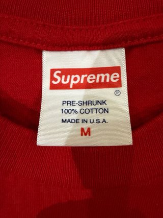 Camiseta Supreme Banner Tee Roja