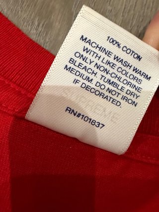 Camiseta Supreme Banner Tee Roja