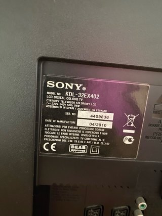 TV Sony KDL32 EX404