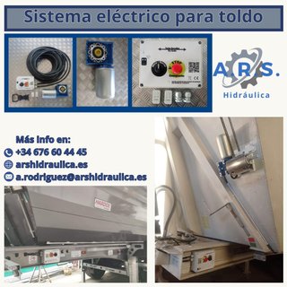 Sistema eléctrico para toldo de camión