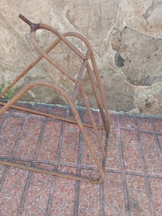 Porta bultos bici antiguo