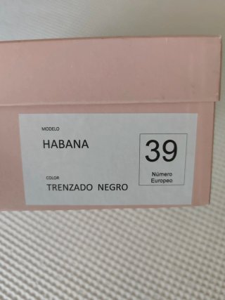 Sandalias Balambae Tacón Negro