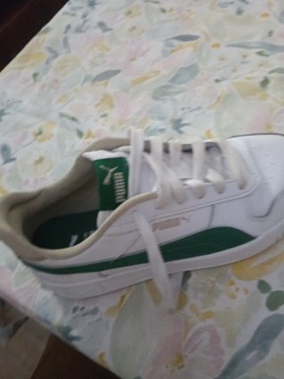 Botines Puma Talla 39 Blanco/Verde