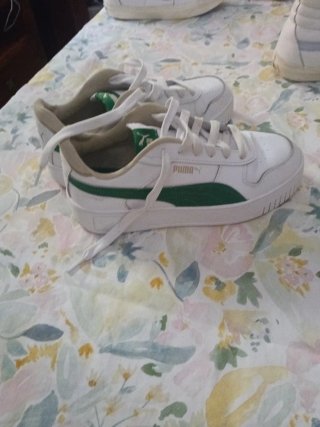 Botines Puma Talla 39 Blanco/Verde