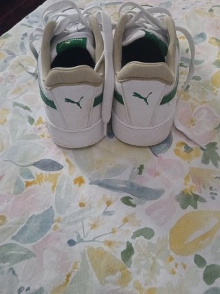 Botines Puma Talla 39 Blanco/Verde