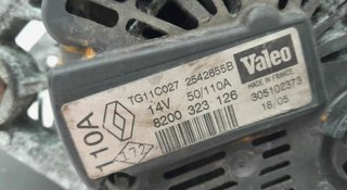 Renault 1162810 alternador 8200323126 scenic ii