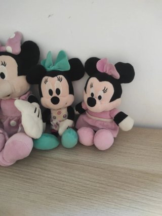 Lote Peluches Mickey y Minnie Mouse