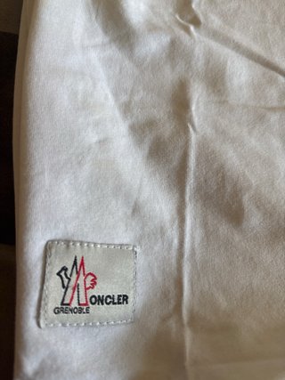 Camiseta Moncler x Palm Angels Blanca