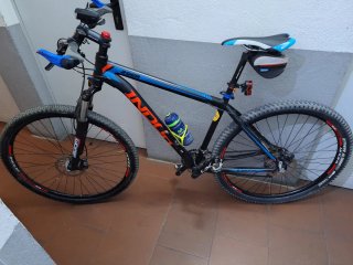 Bicicleta Montaña 29er Indur Negra/Naranja
