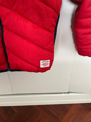 Cazadora niño roja Talla  13 - 14 años