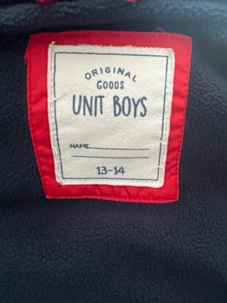 Cazadora niño roja Talla  13 - 14 años