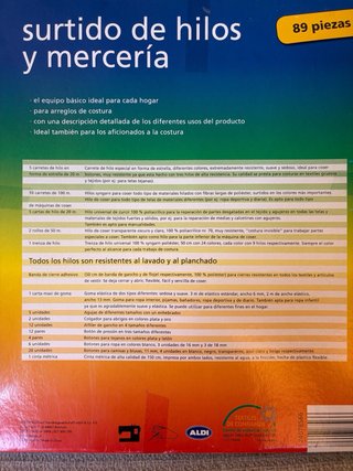 Surtido mercería