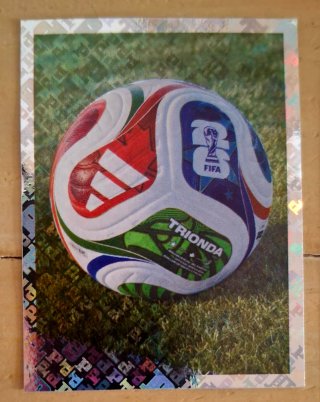Cromo Balón Mundial FIFA TRIONDA