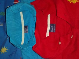2 Camisetas Polo Ralph Lauren (Roja y Azul)