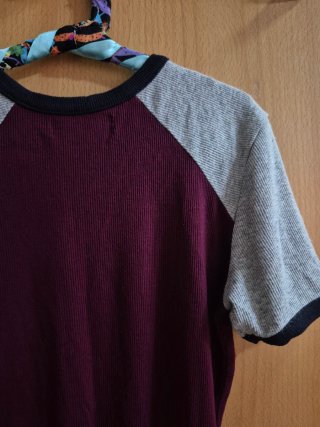Camiseta Bershka  XS morado/gris