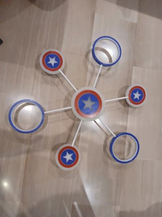 Lámpara Decoración Capitán América