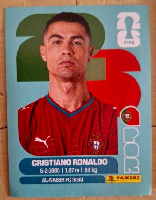 Cromo Cristiano Ronaldo Mundial 2026