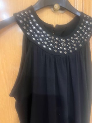 Vestido negro y blanco