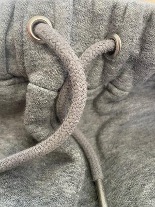Pantaloncino Trapstar Grigio Scritta Blu