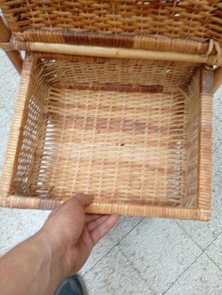 Cajonera Mimbre Vintage 4 Cajones