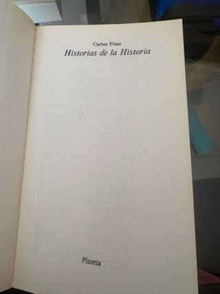 Libro carlos fisas Historias de la historia