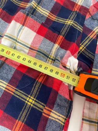 Camisa Massimo Dutti cuadros azul y rojo