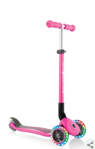 Patinete Globber Primo Lights Rosa